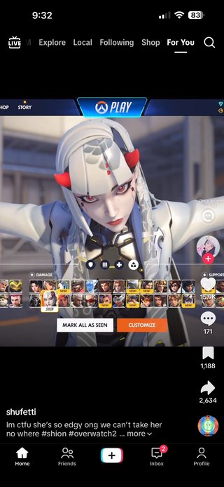 TikTok Overwatch 2 gameplay screenshot