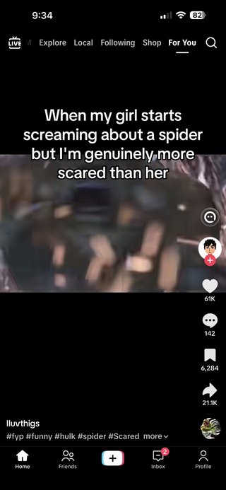 TikTok spider meme